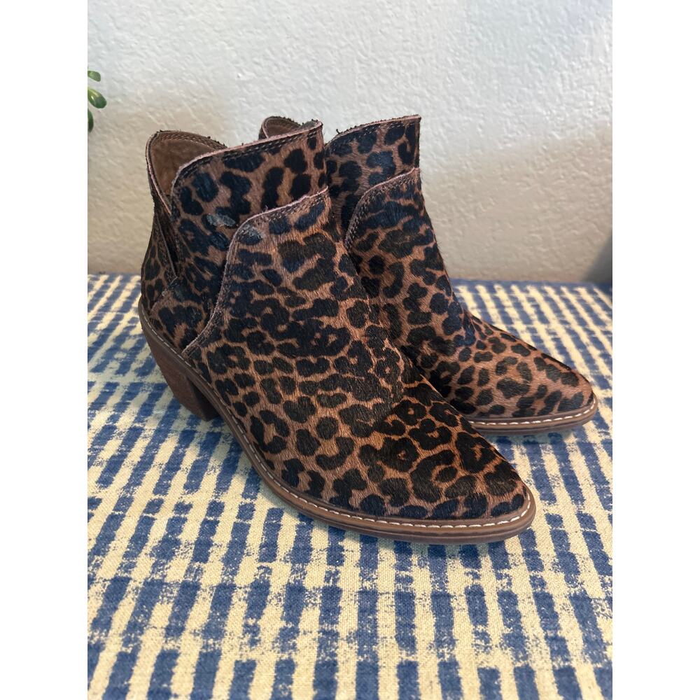 Roxy Leopard Fur Cassidy Booties